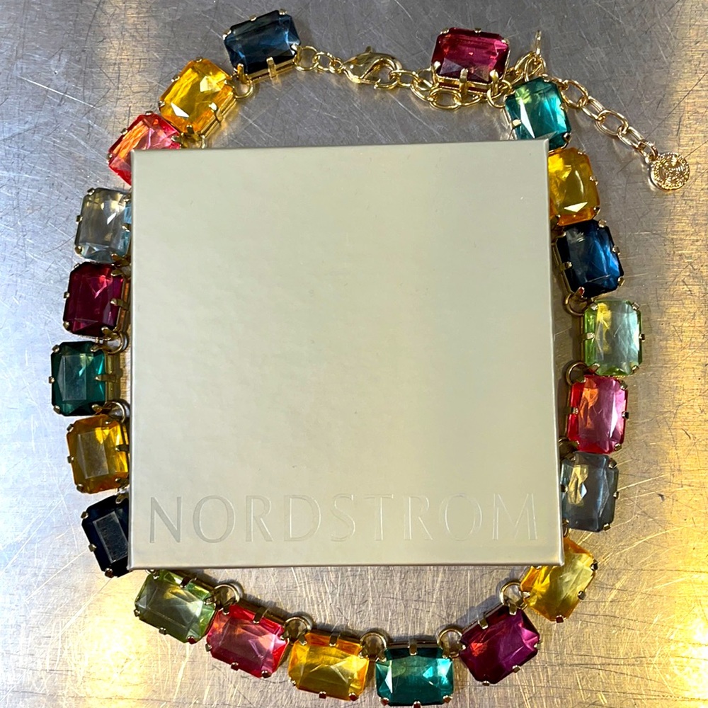 Chunky gem necklace